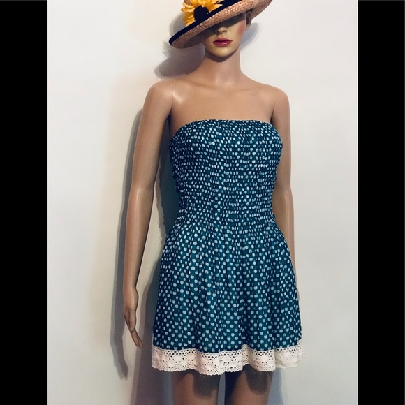 Lyndia procanik blue-green mini dress size 10 - Picture 4 of 7